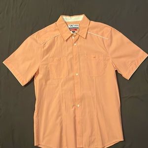 Orange men’s casual dress down shirt (not new)